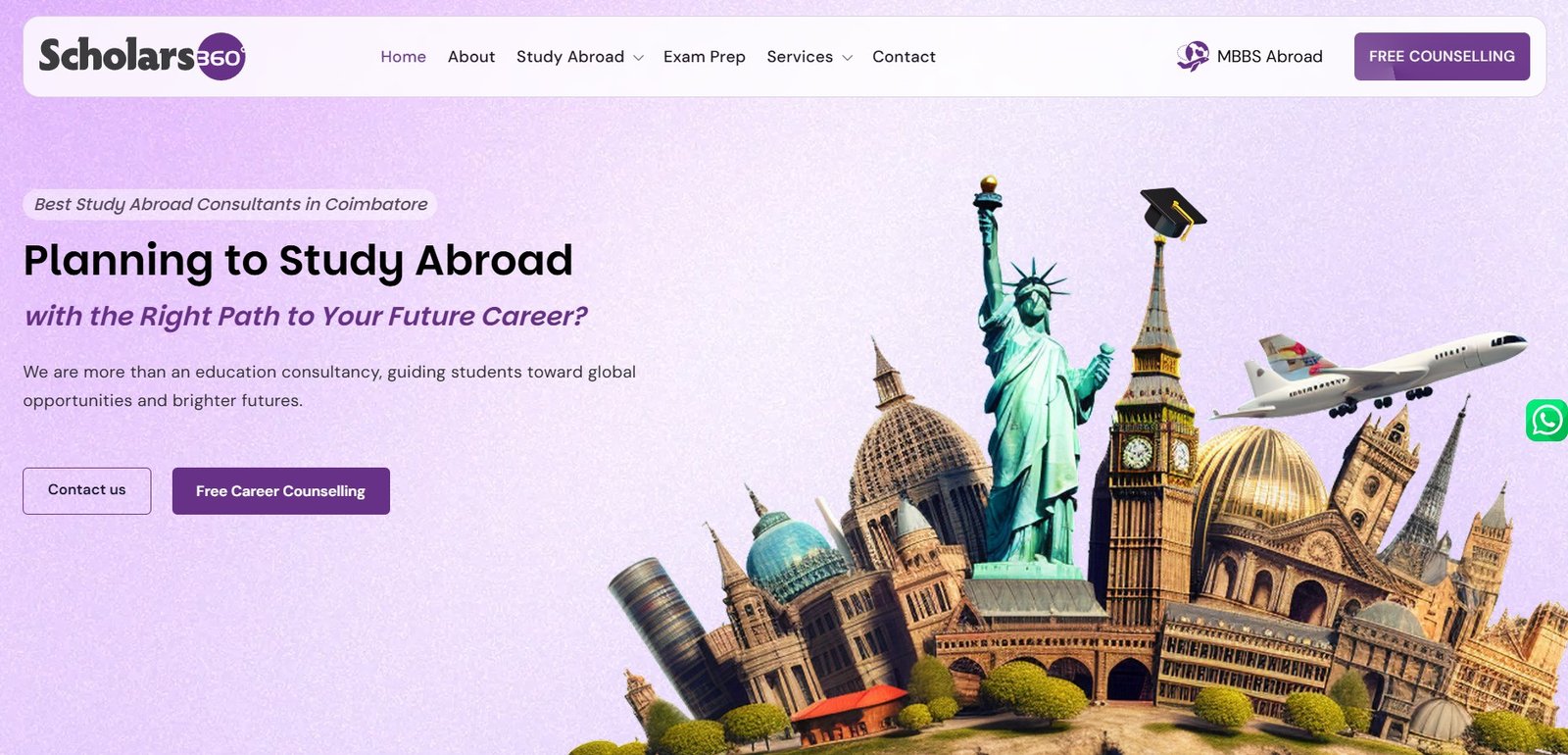 Scholars360 - Best Study Abroad Consultants in Coimbatore
