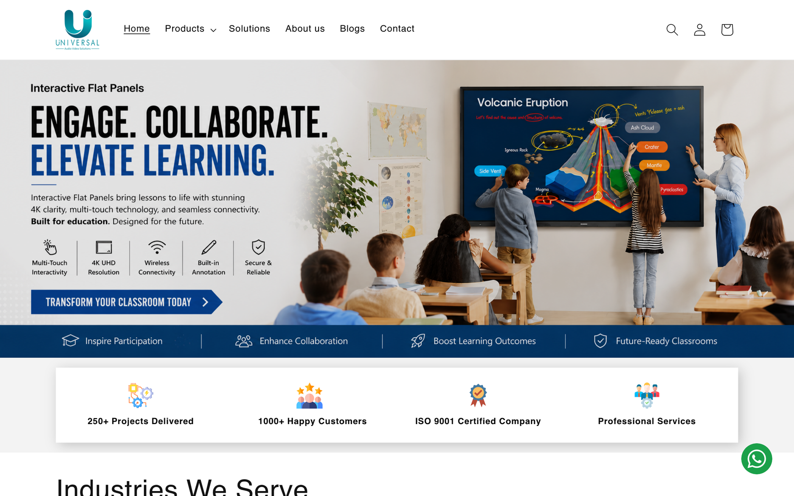 Universal AV Solutions India | Audio Visual & Conferencing Systems