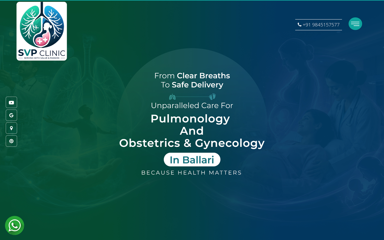 Pulmonology & Gynecology Hospital in Ballari | SVP Chest & Maternity Clinic i...