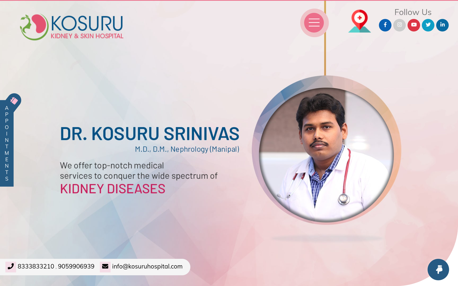 Kidney Hospitals in Narasaraopet - Best Skin Doctors in Narasaraopet
