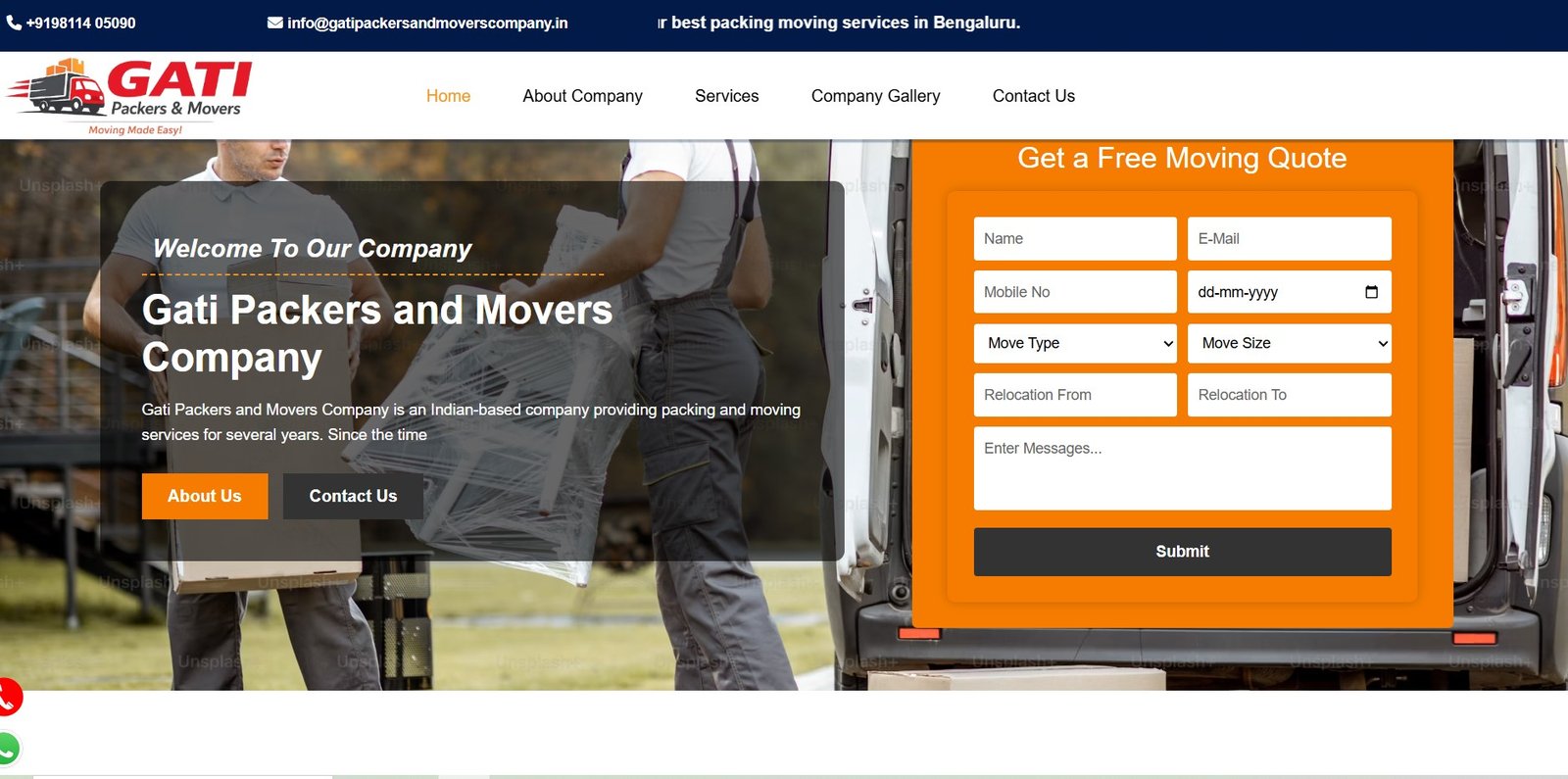 Gati Packers and Movers Company Packers And Movers